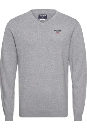 SEBAGO Viktor Cotton V-Neck Grey