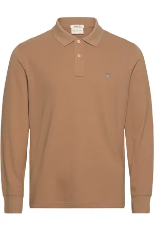 GANT Reg Shield Ls Pique Rugger Beige