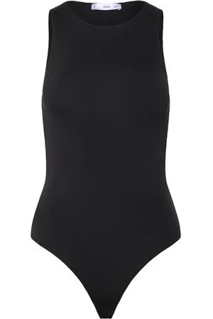 MANGO Sleeveless Fitted Bodysuit