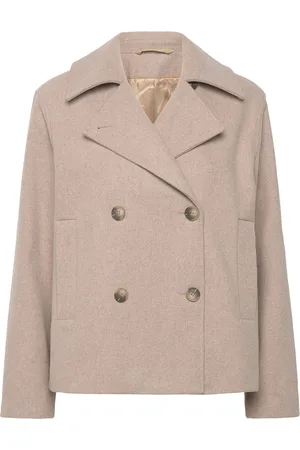 SELECTED Slfalma Short Wool Jacket Noos Beige