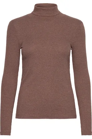 INWEAR Dagnaiw Rollneck Melange Ls Brown