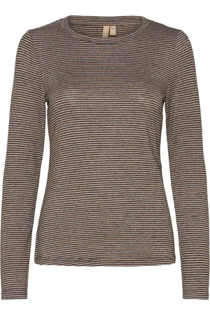 Culture Cualexandra Jersey Ls Tshirt Brown