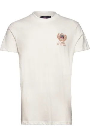 Vinson Jordy Reg Cot Vin M Tee White