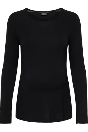ONLY Olmliliana L/S O-Neck Slit Top Jrs