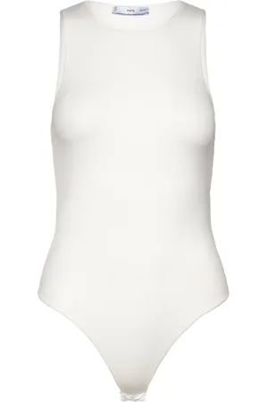MANGO Sleeveless Fitted Bodysuit
