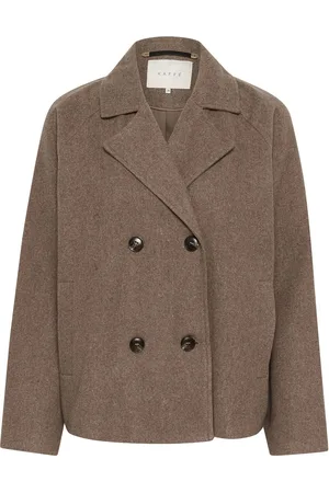 Kaffe Kafanny Short Jacket Brown