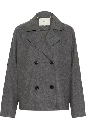 Kaffe Kafanny Short Jacket Grey