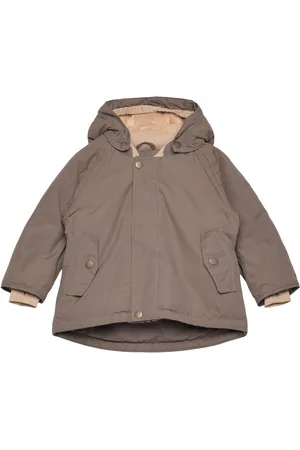Mini A Ture Matwally Fleece Lined Winter Jacket. Grs Beige