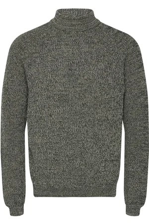 Only & Sons Onsfelip Life Reg 5 Twist High Neck Knit Khaki