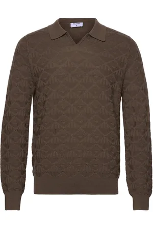 Filippa K Triangle Structure Polo Khaki