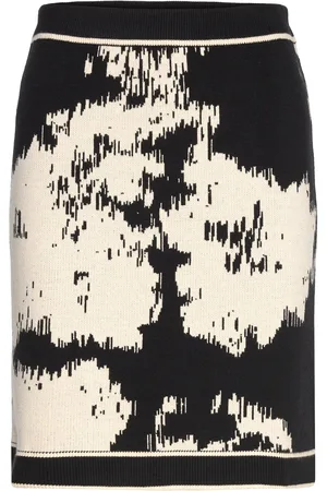 Soft Rebels Srrogue Pattern Skirt Knit Black