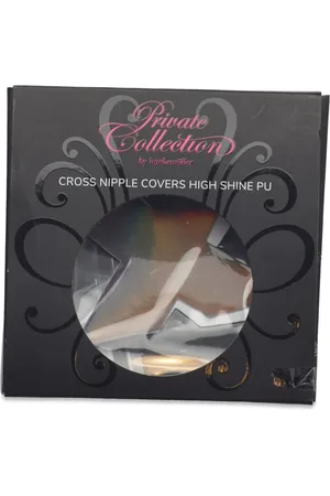 Hunkemöller Cross Nipple Covers High Shine Pu Patterned