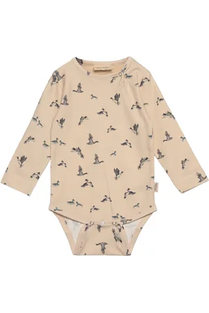 Petit Piao Body L/S Printed Beige