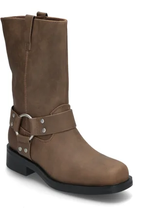 ONLY Onlbax-1 Pu Biker Boot Brown