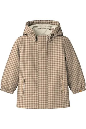 Lil Atelier Nmflasnow10 Jacket Aop 1Fo Lil Beige