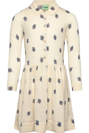 FUB Printed Dress Cream