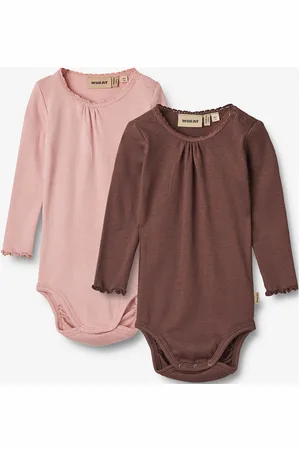 WHEAT 2 Rib Body L/S Lotta Pink