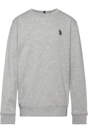 U.S. Polo Assn. Dhm Lb Crew Grey