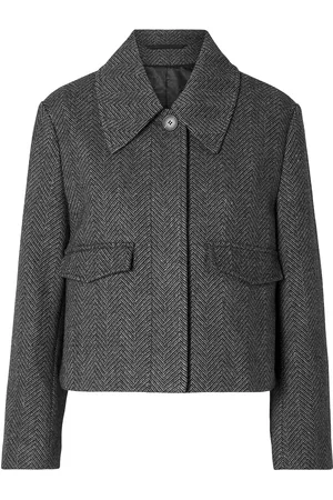 SELECTED Slfhenny Short Wool Jacket Grey