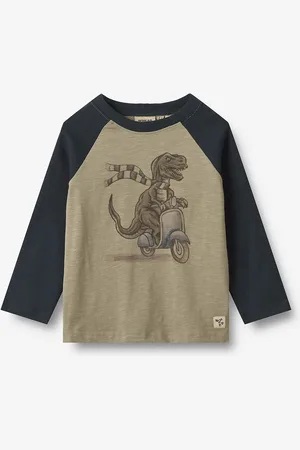 WHEAT T-Shirt L/S Torbjørn Khaki