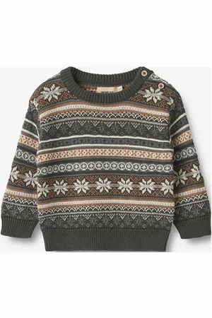 WHEAT Knit Pullover Knud Brown