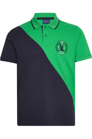 GANT Sail Diagonal Ss Pique Green