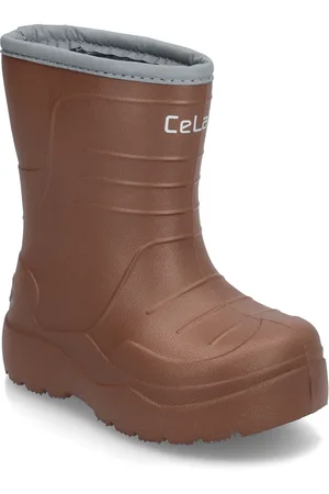 CeLaVi Thermal Wellies - Embossed Brown