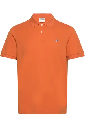 GANT Reg Shield Ss Pique Polo Orange