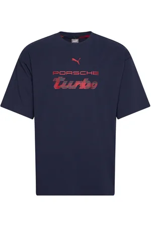 PUMA Pl Statement Logo Tee Navy