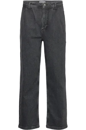 Casual Friday Cfhenry Pleated Wide Jeans Grey