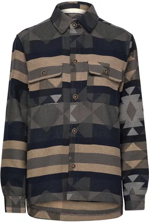 Anerkjendt Akoscar Big Inka Overshirt Navy