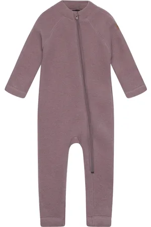 Mikk-Line Wool Baby Suit Purple