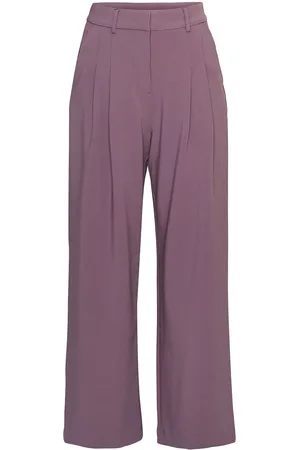 MSCH Mschmirabelle Michelle Hw Pleat Pants Purple