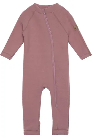 Mikk-Line Wool Baby Suit Pink