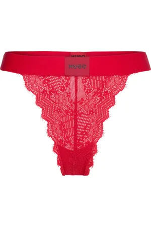 HUGO BOSS Thong Lace Red