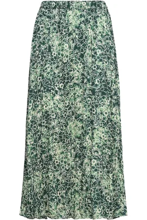 Scotch&Soda Pleated Crinkle Skirt Green