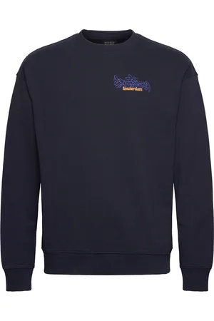 Scotch&Soda Front Back Artwork Sweatshirt Navy