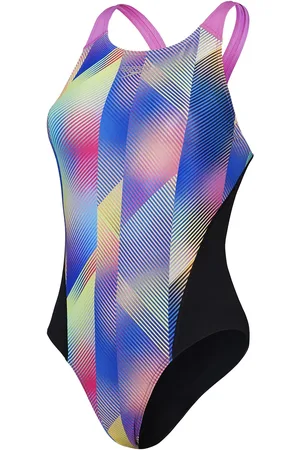 Speedo Womens Allover Digital Recordbreaker Patterned
