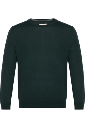 GANT Extrafine Merino Wool C-Neck Green