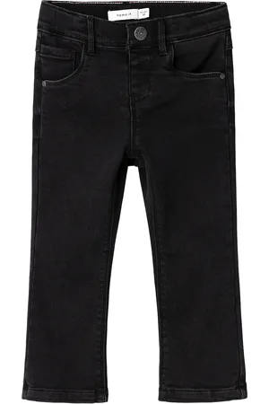 NAME IT Nmfsalli Boot Fleece Jeans 6427-An O Black