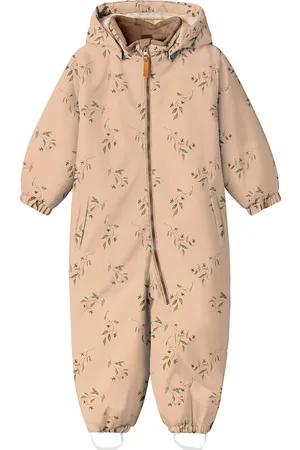 Lil Atelier Nmflasnow10 Suit Aop 1Fo Lil Beige