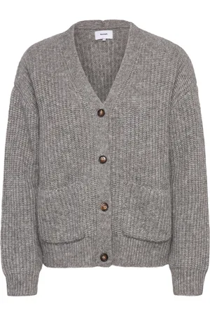 Numph Nuzindi Short Cardigan Grey