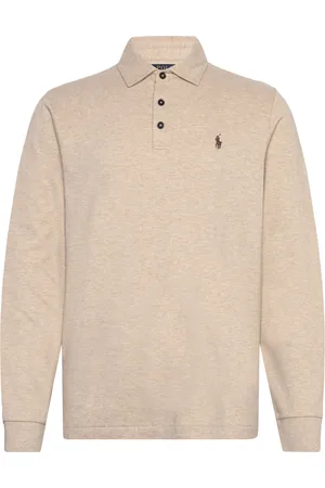 Ralph Lauren Luxury Jersey Polo Shirt Beige