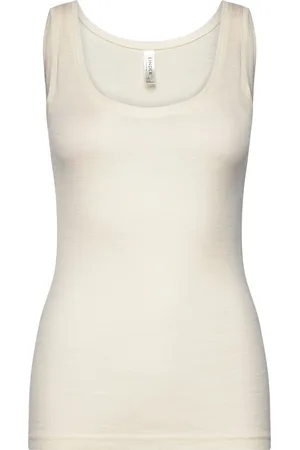Lindex Camisole Merino Wool Cream