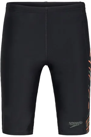 Speedo Boys Plastisol Placement Jammer Black