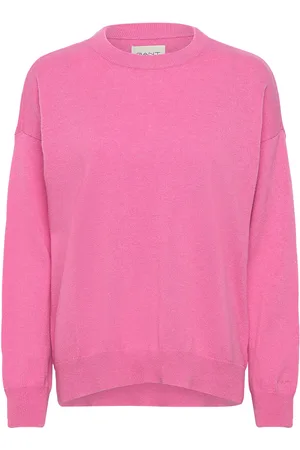 GANT Superfine Lambswool C-Neck Pink