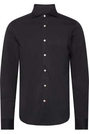 Morris Dressed Jersey Shirt-Slim Fit Navy