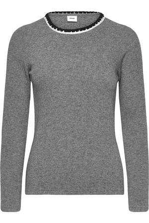Numph Nupippa Ls Tee Grey