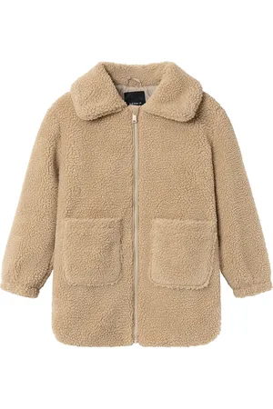 NAME IT Nkfmishy Teddy Jacket Midi Beige