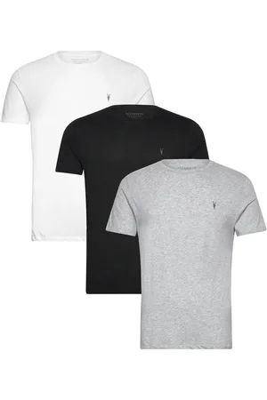 AllSaints Tonic Ss Crew 3 Pk Grey